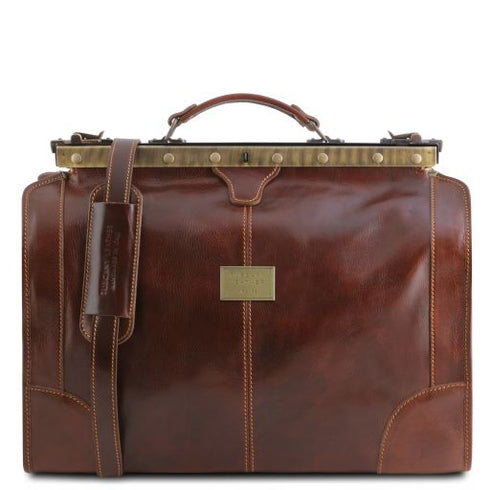 Madrid - Gladstone Leather Bag - Small size